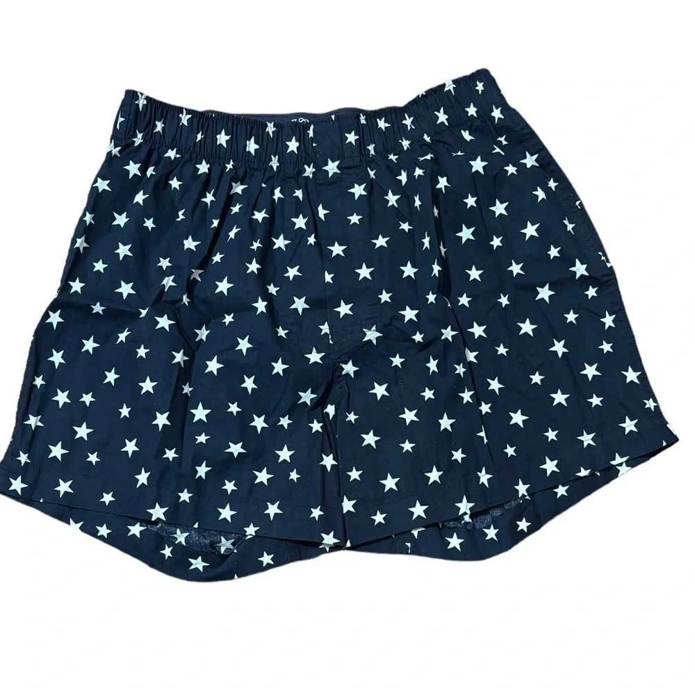 J Crew Printed Boxers, Stars, Size Small, NWOT